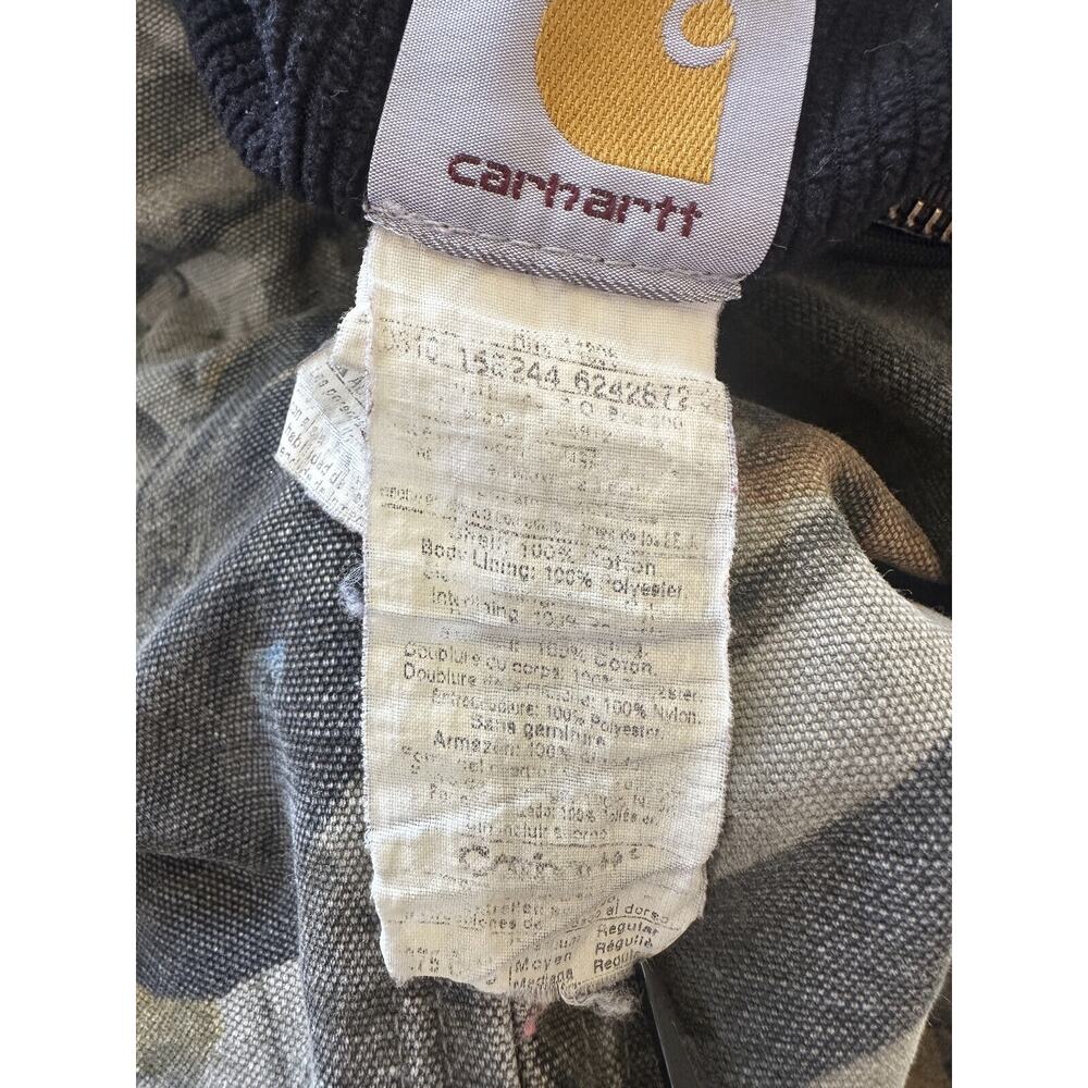 Carhartt Thrashed Distressed Realtree Camo Jacket Real Tree Men's Size Medium - Picture 3 of 15